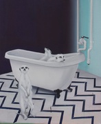 130X110cm,  Eggtempera on Canvas, 2014